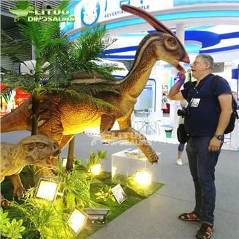 Parasaurolophus animatrônico