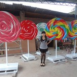 Escultura de pirulito