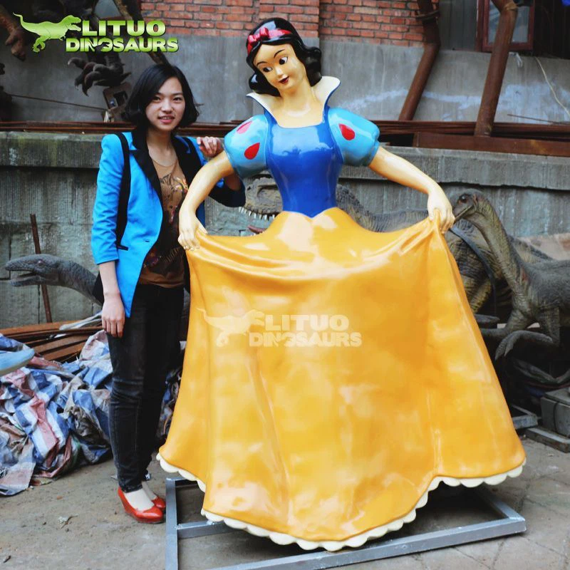 Estátua branca de neve